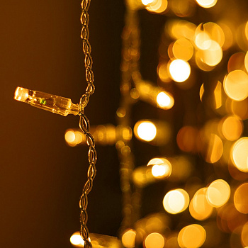 Arlight Светодиодная гирлянда ARD-CURTAIN-CLASSIC-2000x3000-CLEAR-760LED Yellow (230V, 60W) (Ardecoled, IP65) 024864