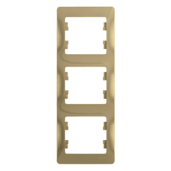 Systeme Electric Glossa Титан Рамка 3-ая, вертикальная