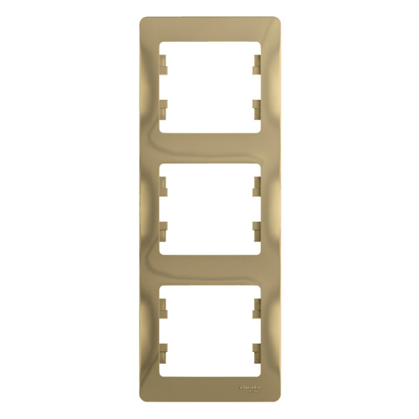 Systeme Electric Glossa Титан Рамка 3-ая, вертикальная