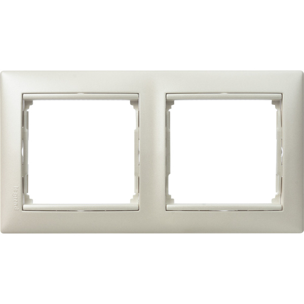 Купить Legrand Valena Жемчужный Рамка 2-ая гориз 770472