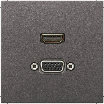 JUNG HDMI / VGA, антрацит MAAL1173AN