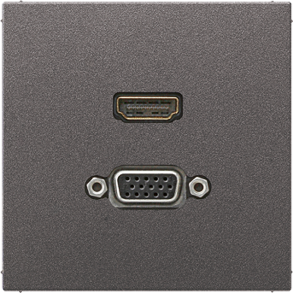 JUNG HDMI / VGA, антрацит MAAL1173AN