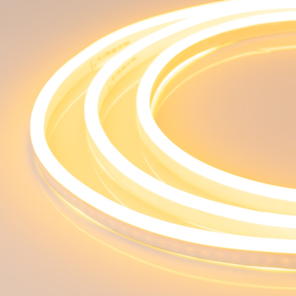 Arlight Гибкий неон ARL-NEON-1608YH-SIDE 24V Yellow (6 Вт/м, IP65) 030879