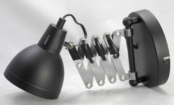 Купить Lussole LOFT Металл Черный / хром Металл Светильник настенный E14 GRLSP-8049