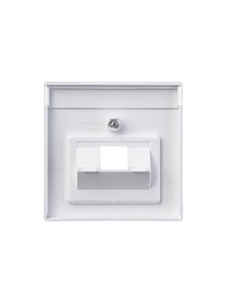 Купить ABB BJE Solo/Future Белый бархат Накладка 1-й ТЛФ и комп розетки наклонной (мех 213/16) 2CKA001710A3889