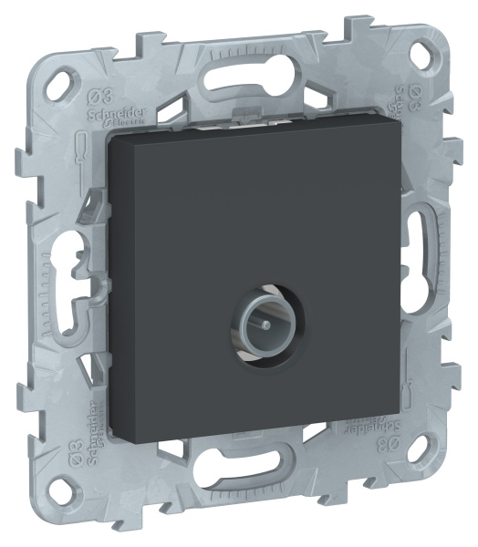 Купить SE Unica New Антрацит Розетка TV, оконечная NU546454