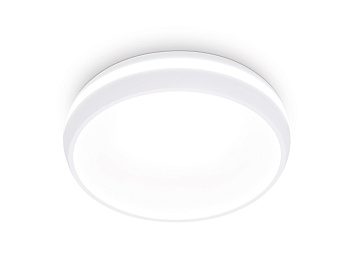 Ambrella Встраиваемый точечный светильник MR16 с акрилом TN3321 SWH/FR белый песок/белый матовый D95*45