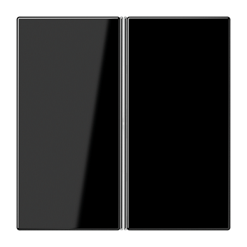 JUNG Черный Набор клавиш для сенсорного модуля KNX, двойной LS402TSASW