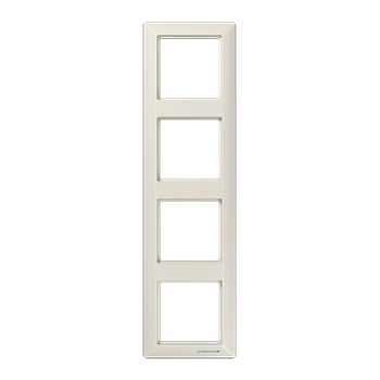 JUNG AS 500 Бежевая Рамка 4-ая антибактериальная ABAS584