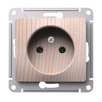 Systeme Electric Glossa Сосна Розетка без заземления, 16А, механизм