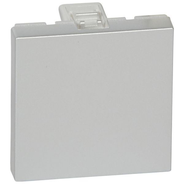 Legrand Mosaic Заглушка, 2 модуля, алюминий 079280