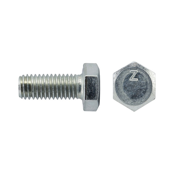 Tech-Krep Болт DIN933 с шестигранной головкой оцинк. М5х16 (100 шт) - коробка с ок. Tech-K 105196