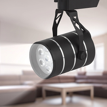 ЭРА TR3 - 7 BK Черный Трековый Светильник 7Вт SMD Б0032108