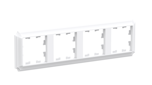 Systeme Electric AtlasDesign Antique Лотос Рамка 4-ая, универсальная