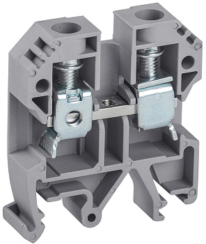 IEK Клемма винтовая КВИ-6мм2 серая