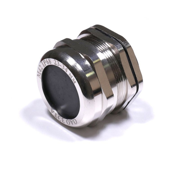 ЗЭТАРУС Кабельный ввод М 42 латунный УТ1,5 IP68 (аналог У667,d кабеля 23-34 мм) zeta30115