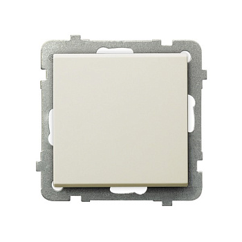Ospel Sonata Бежевый Выключатель 1-клавишный, без рамки ŁP-1R/m/27