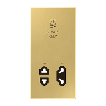 JUNG Накладка бритвенной розетки, латунь Classic SOME7522CPL