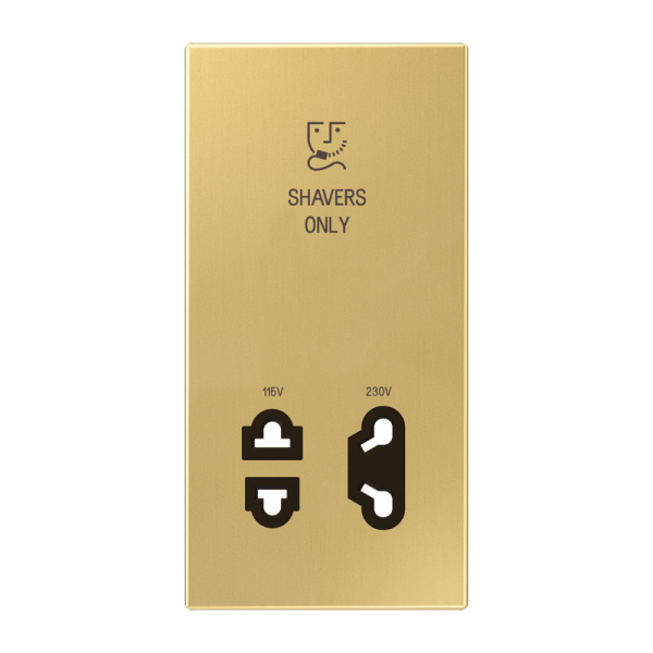 JUNG Накладка бритвенной розетки, латунь Classic SOME7522CPL