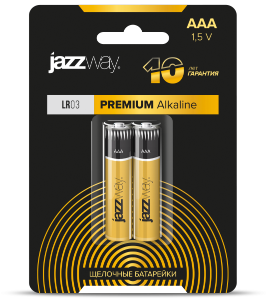 Jazzway LR03 PREMIUM Alkaline BL-2 .5026865