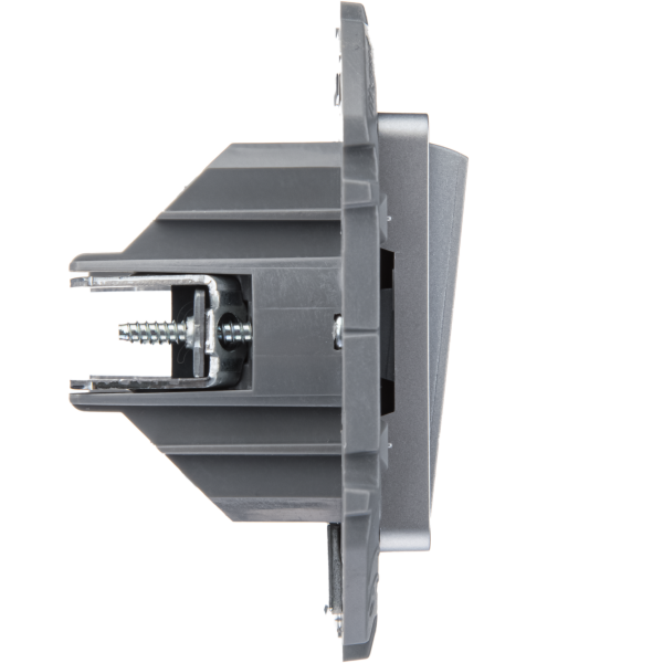 Купить Legrand INSPIRIA Алюминий Переключатель двухклавишный 10 AX - 250 В 673657