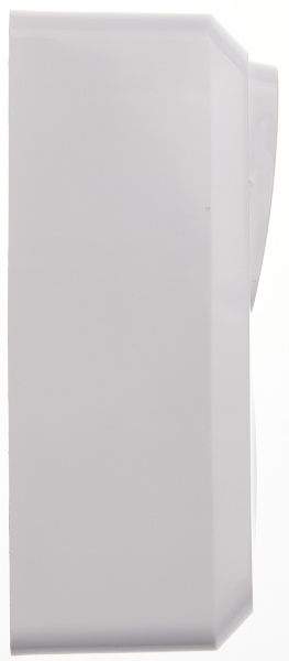 Купить Systeme Electric Этюд наруж Бел Блок: Розетка с/з со шторками + выключатель 1-клавишный