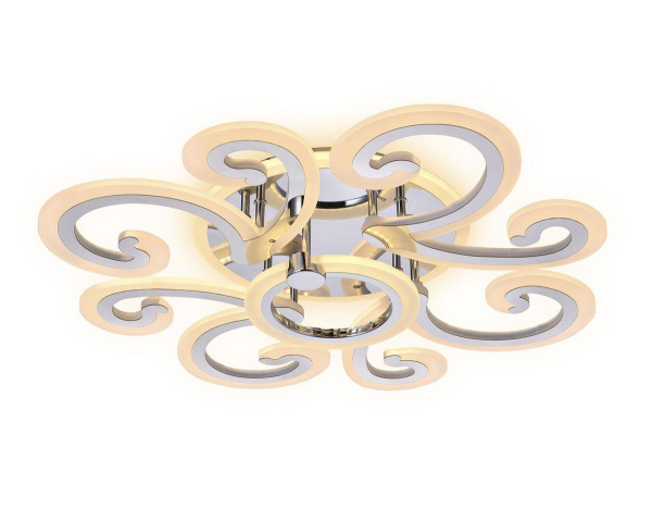 Купить Ambrella Потолочный светодиодный светильник с пультом FA5146/8+1 CH хром 112W D620*130 (ПДУ РАДИО 2.4G)