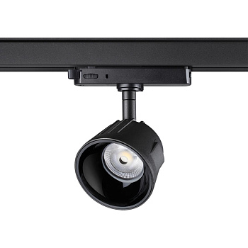 Novotech 358735 PORT NT21 098 черный Трехфазный трековый светодиодный светильник IP20 LED 4000K 20W 100-265V KNOF