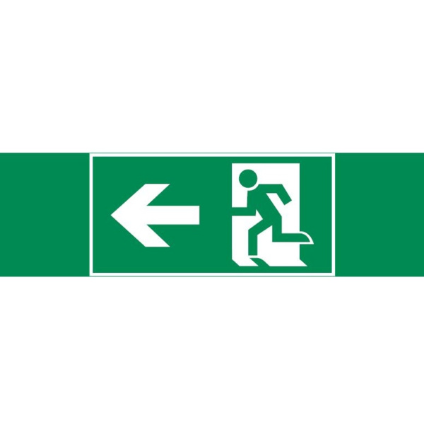 Varton пиктограмма "ФИГУРА / СТРЕЛКА ВЛЕВО" 310х90мм для авар-эвакуац св-ка Basic IP65 V5-EM02-60.002.019