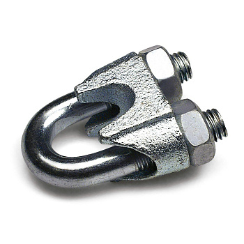 Промрукав Зажим троса одинарный D5мм тип "Слоник" DIN 741 (100 шт/уп) PR08.3893