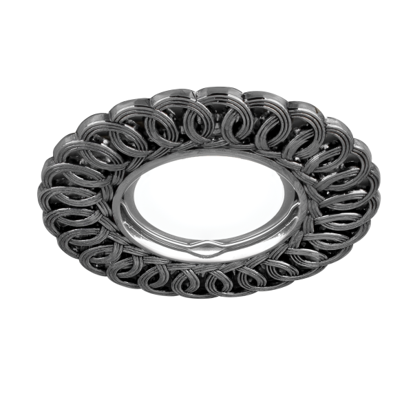 Купить Gauss Светильник Antique Gu5.3 1/40 круг, серебро/черный CA042