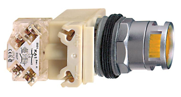 Купить SE Кнопка с подсветкой желтая 24B 9001K3L35LYAH13