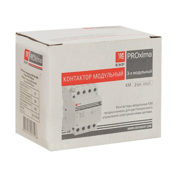 Купить EKF PROxima Контактор модульный КМ РУ 63А 4NO (3 мод.)