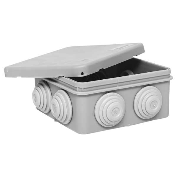 Купить EKF PROxima Коробка распределительная КМР-030-031 с крышкой наружная (85х85х40) 8 мембр. вводов IP55