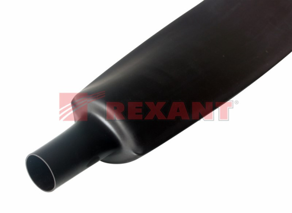 Купить 60,0 / 30,0 мм 1м термоусадка чёрная Rexant 25-0060