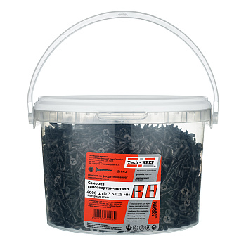 Tech-Krep Саморез ШСГМ 3,5х25 (4000 шт) - ведро 100090