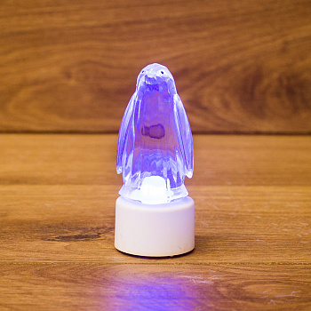 NEON-NIGHT Фигура светодиодная на подставке "Пингвин Кристалл", RGB 501-052