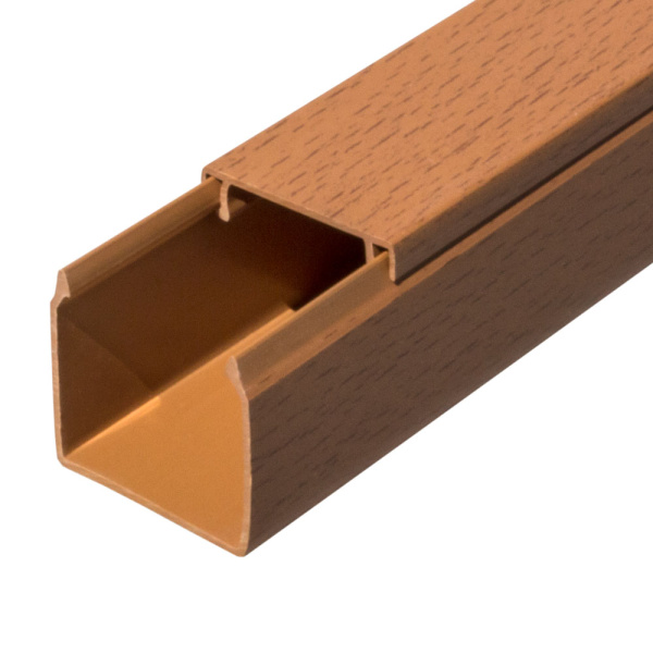 Промрукав Кабель-канал бук 2-й замок 40х40 (60м/уп) PR.025441