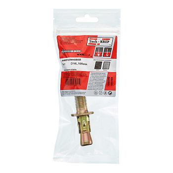 Tech-Krep Анкер клиновой 16х105 (1 шт) - пакет 108040