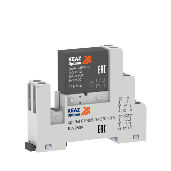 КЭАЗ Релейный модуль OptiRel G RM48-52-24D-10-V-CO-G