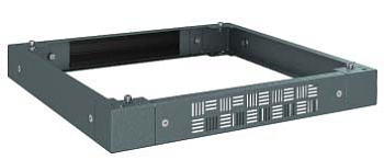 DKC Цоколь перфорированный с щеточным вводом 600 x 600 x 100 для напольных 19" IT-корпусов ДКС серии CQE, RAL7011