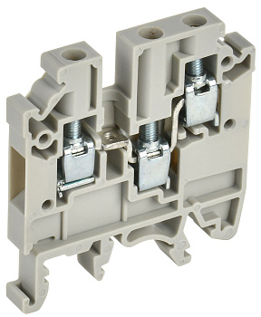 IEK Колодка клеммная CTS-MC 3 вывода 4мм2 серая