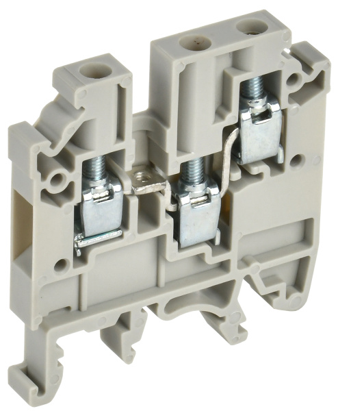 IEK Колодка клеммная CTS-MC 3 вывода 4мм2 серая