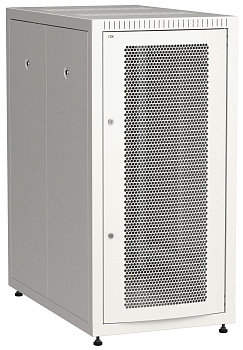 IEK LINEA E ITK Шкаф LINEA E 24U 600х1000мм двери 2шт перфорированные и металлические серый LE35-24U61-PM