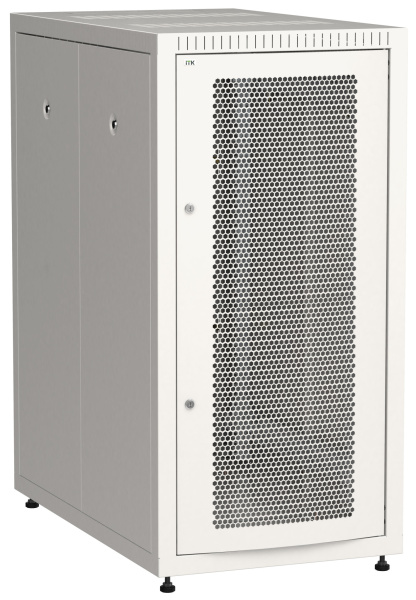 IEK LINEA E ITK Шкаф LINEA E 24U 600х1000мм двери 2шт перфорированные и металлические серый LE35-24U61-PM