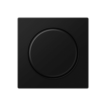 JUNG A Flow/A 550 Черный матовый Накладка на роторный диммер A1540BFSWM
