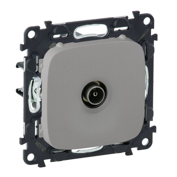 Купить Legrand Valena ALLURE DIY Алюм Розетка TV "звезда" 0-2400 Мгц 753951