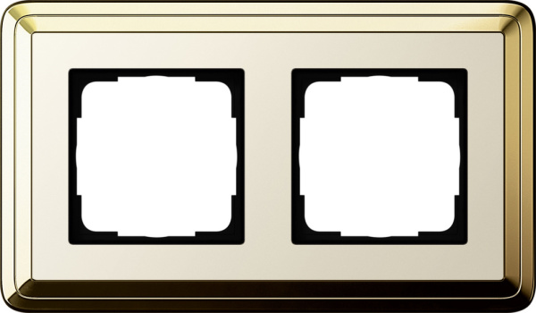 Gira ClassiX Латунь/Кремовый Рамка 2-ая 0212633