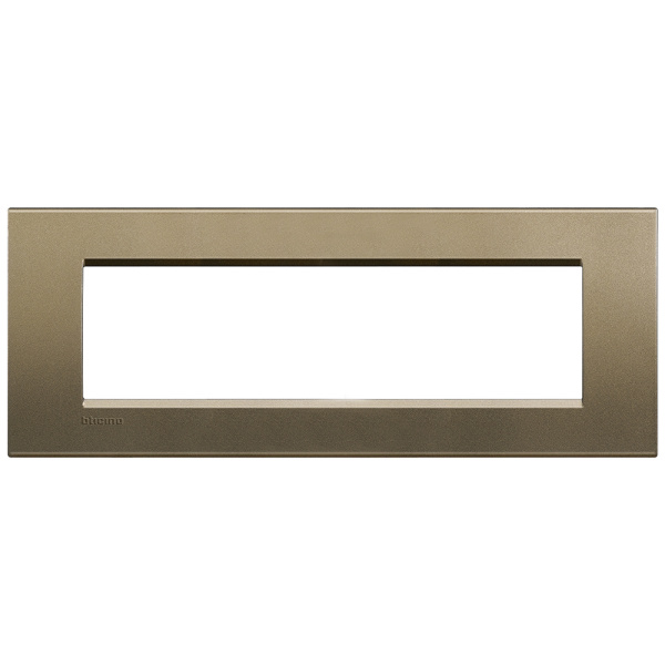 Купить BT LL Коричневый шелк Рамка прямоугольная, 7 модулей LNA4807SQ