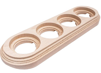 BIRONI Лизетта Бук Натурэль Рамка 4-ая на бревно 240мм BFC24-640-10